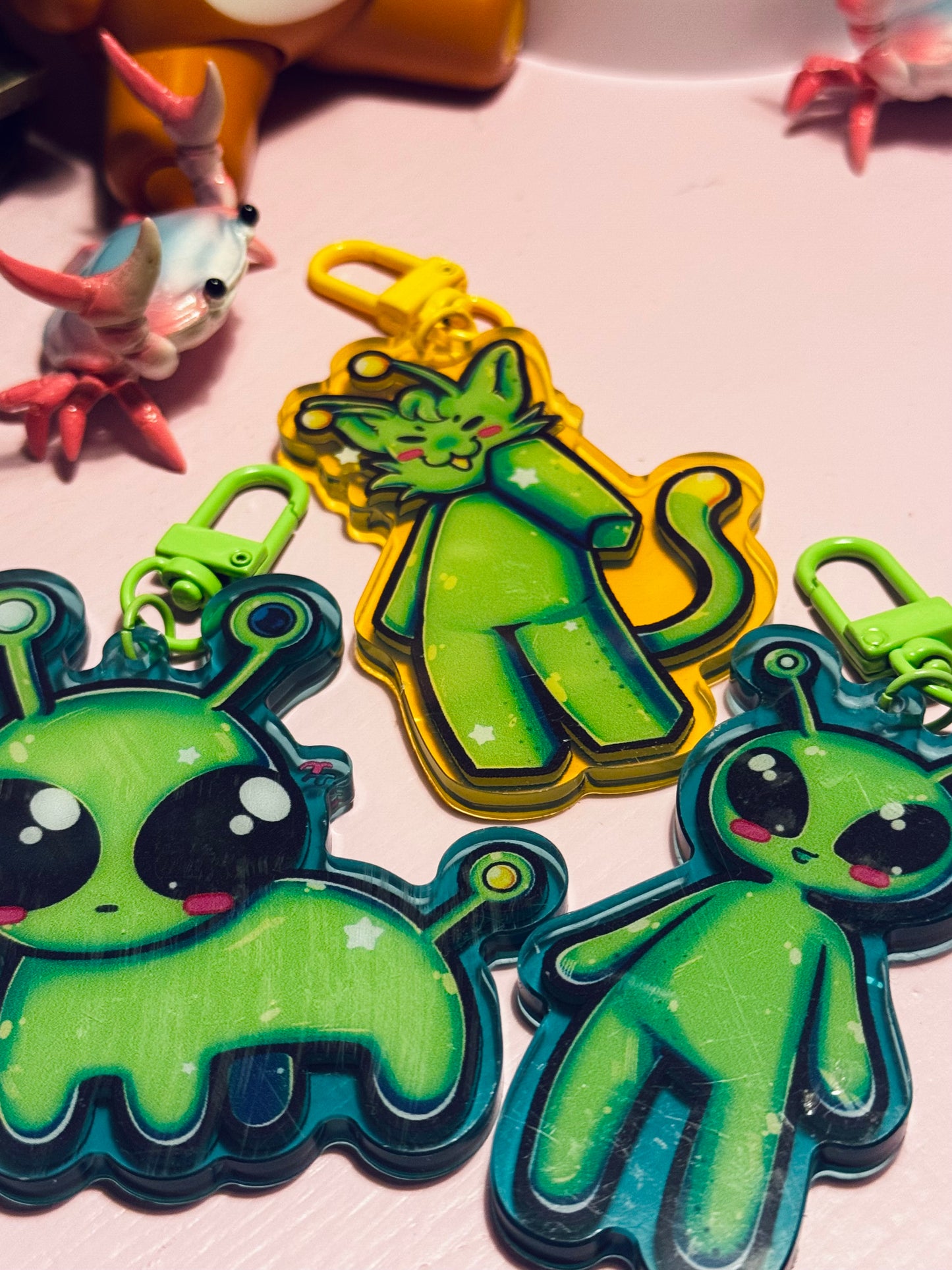 Alien-Schlüsselanhänger