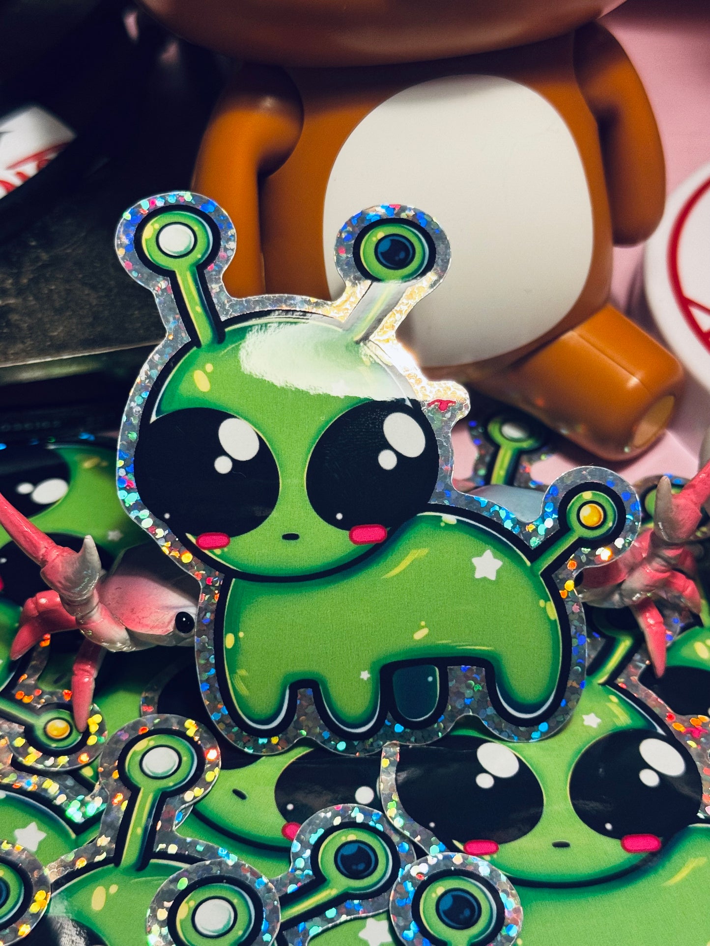 Autismus-Alien-Aufkleber