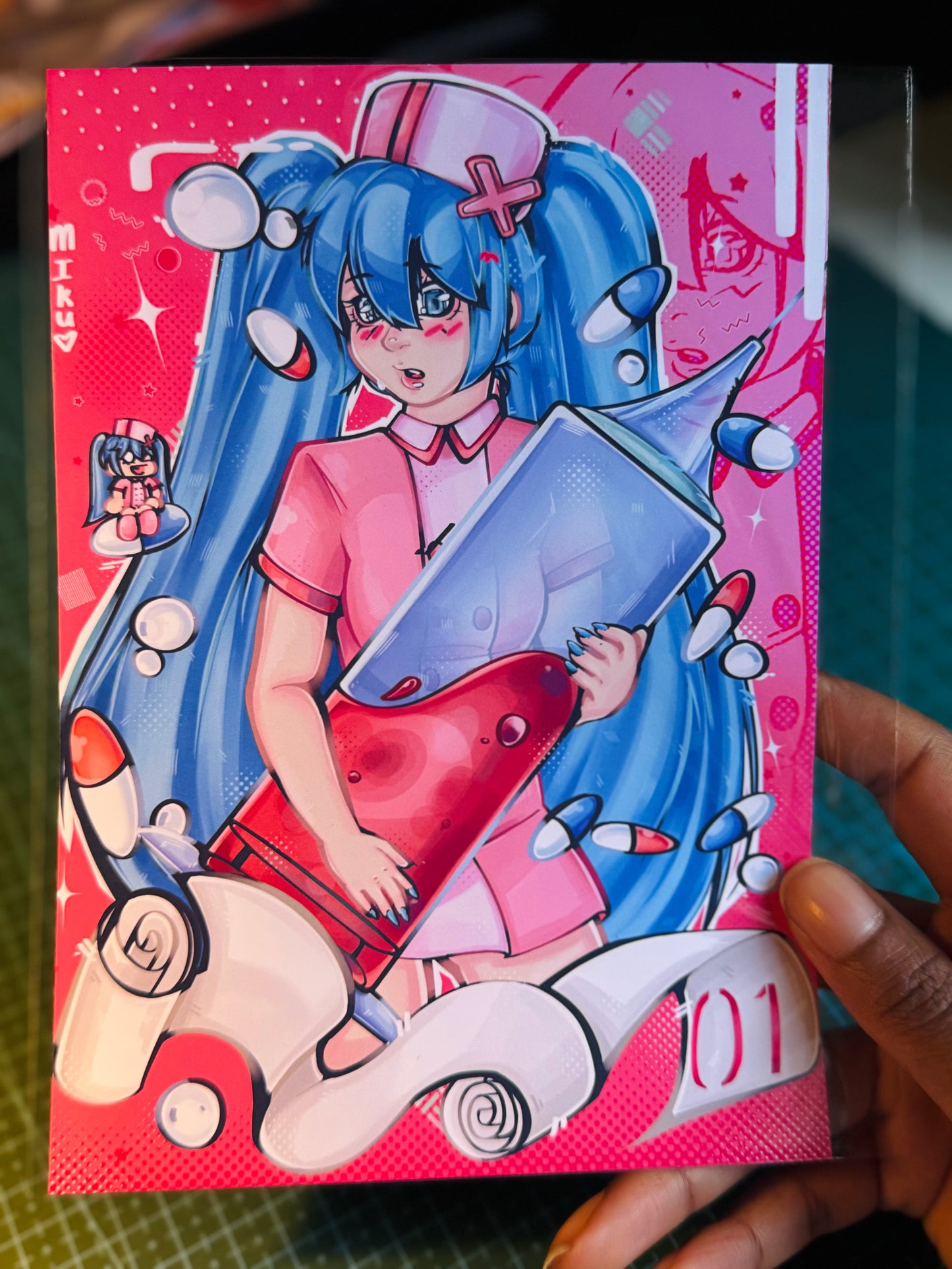 Impresión de enfermera de Hatsune Miku