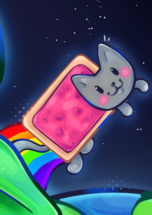 Gnarpie and noob in space 👽