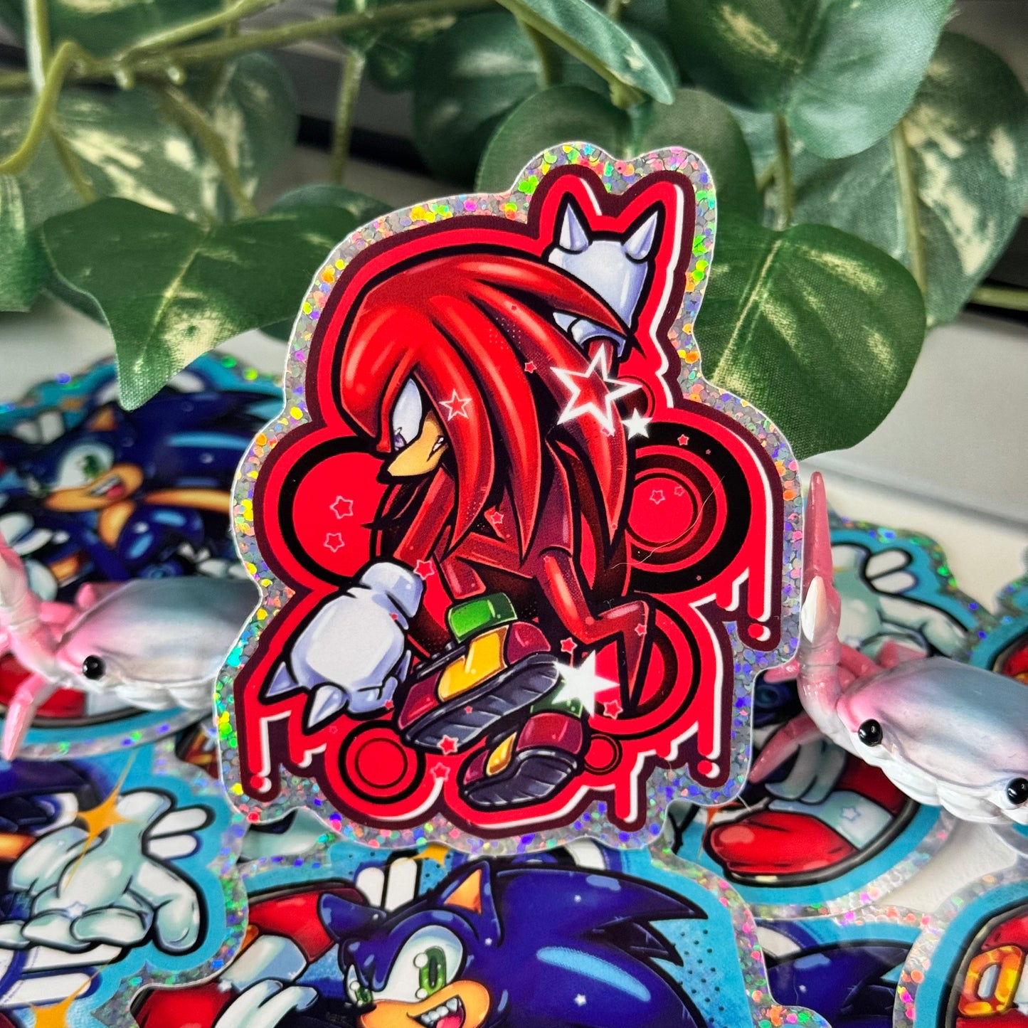 Knuckles der Ameisenigel-Aufkleber