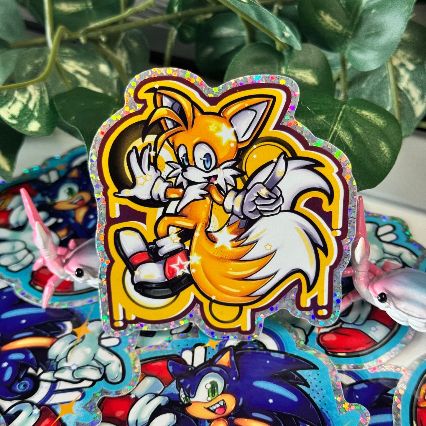 tails prower sticker