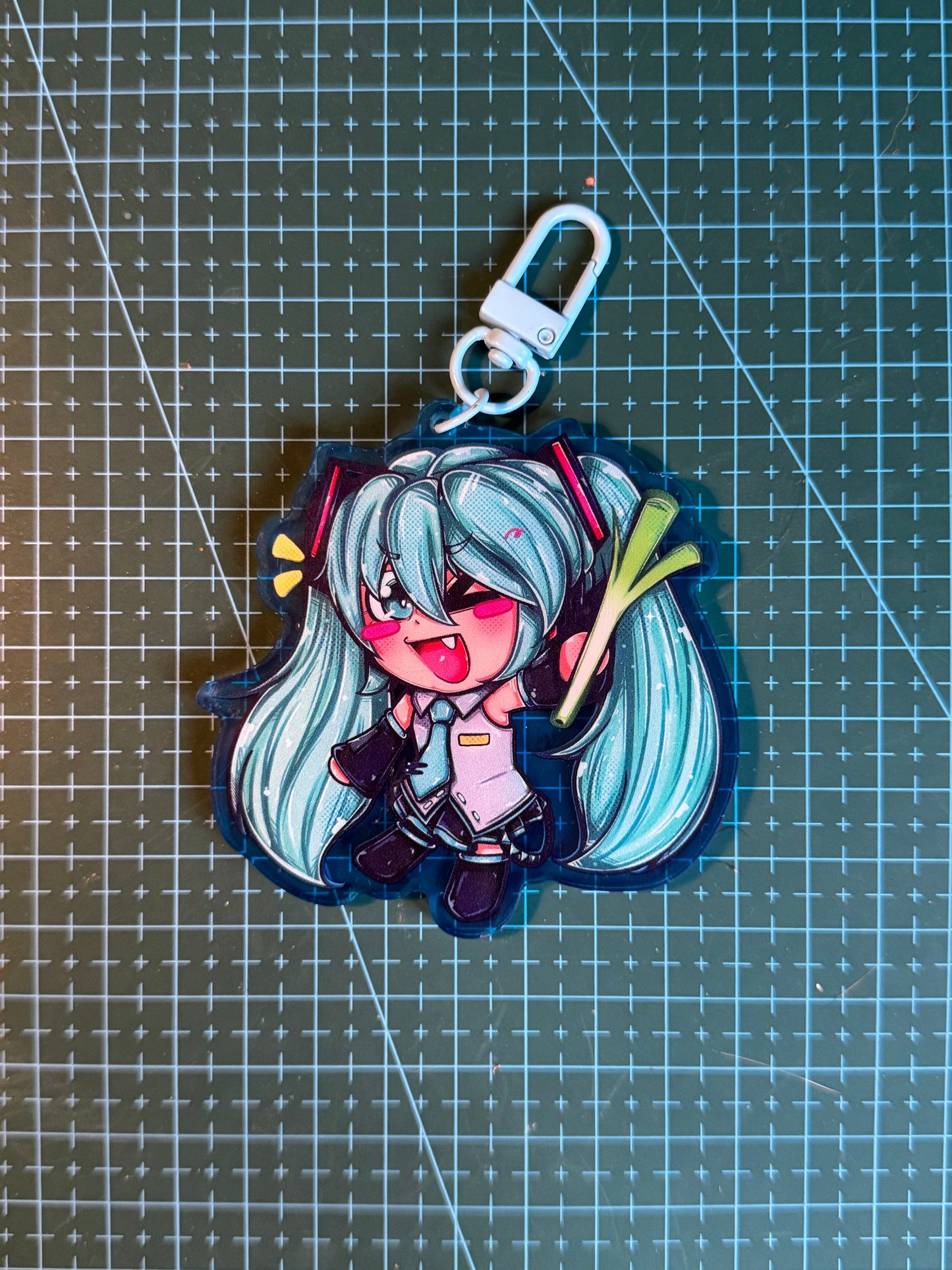 Hatsune miku keychain