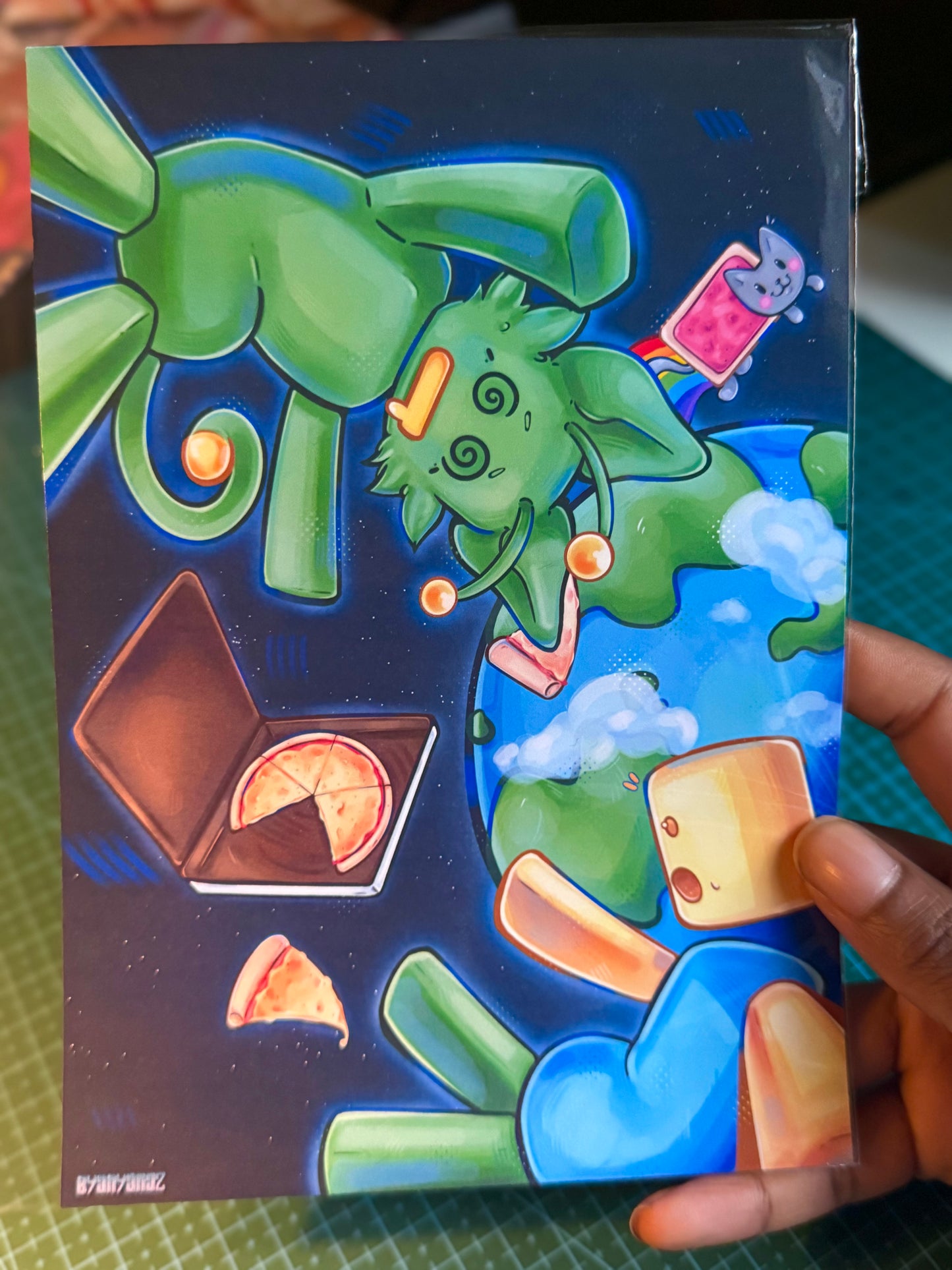 Gnarpie and noob in space 👽