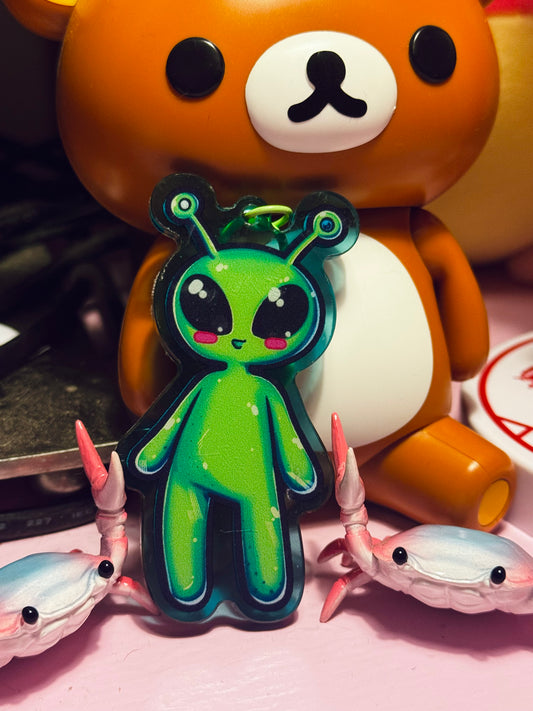 Alien-Schlüsselanhänger