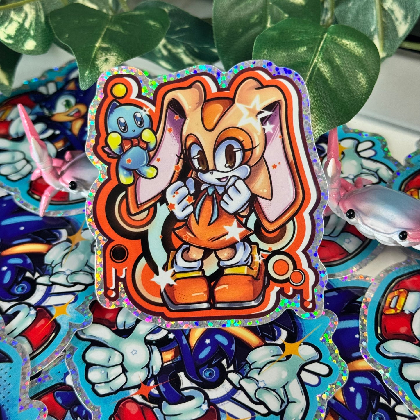 Cream the rabbit sticker