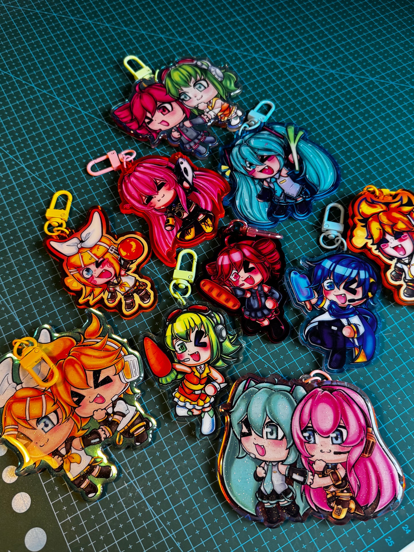 Hatsune miku keychain