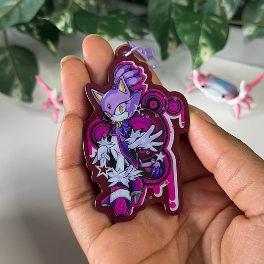 Blaze die Katze Schlüsselanhänger