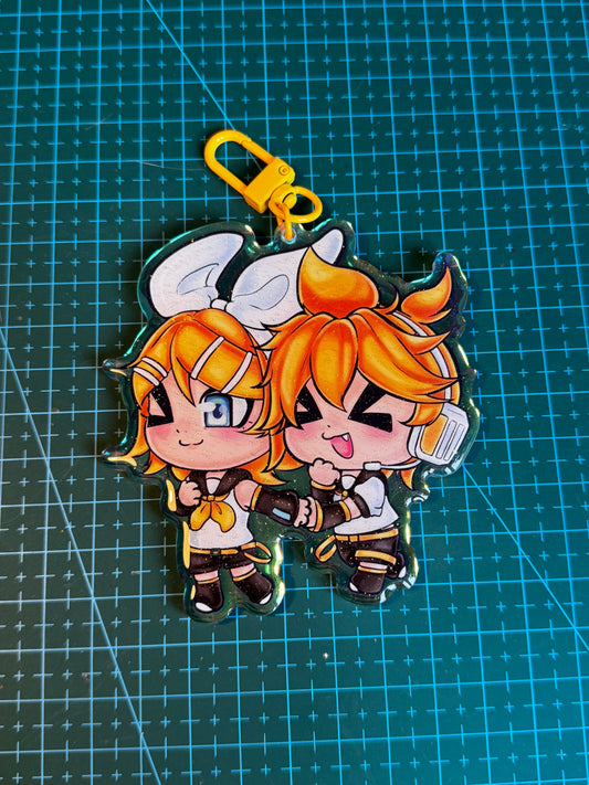 Rin und Len Schlüsselanhänger