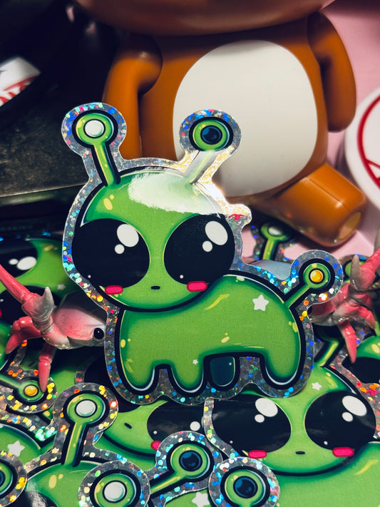 Autismus-Alien-Aufkleber