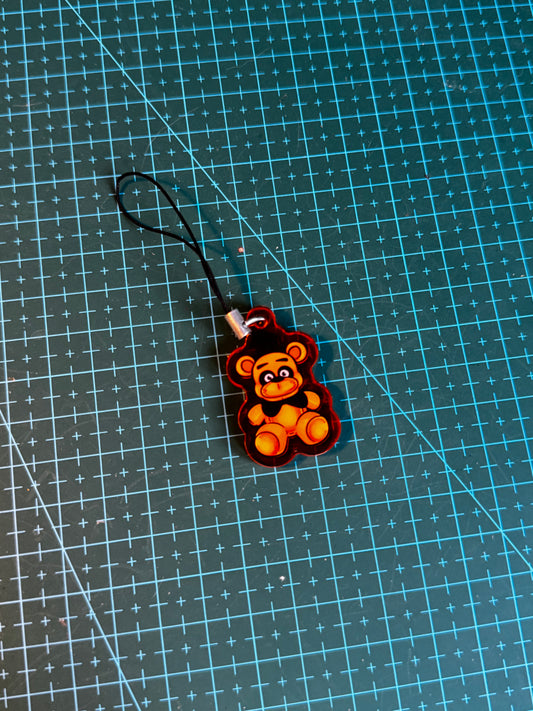 Golden freddy charm