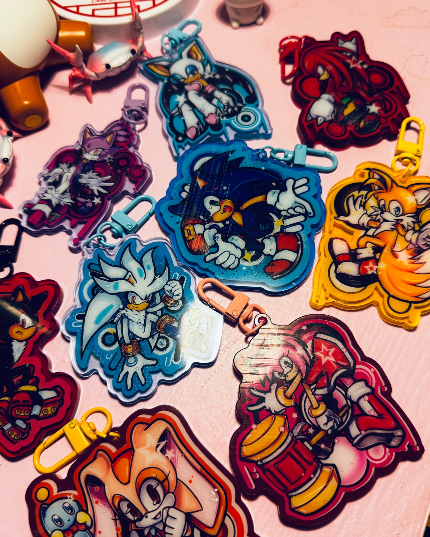 Shadow the Hedgehog keychain