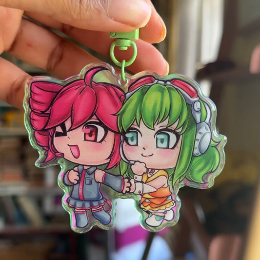 Gumi und Teto Schlüsselanhänger