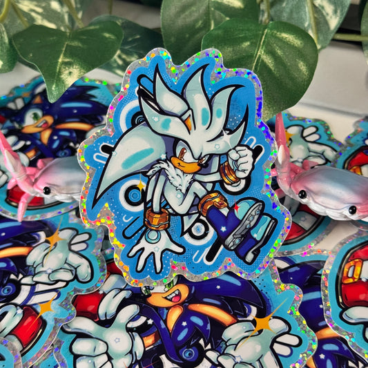 Silver the hedgehog sticker