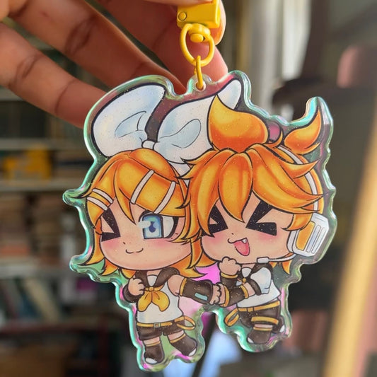 Rin und Len Schlüsselanhänger
