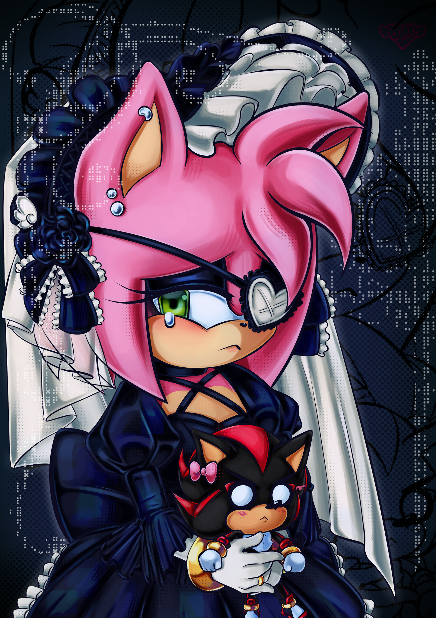 Gothic Amy Print