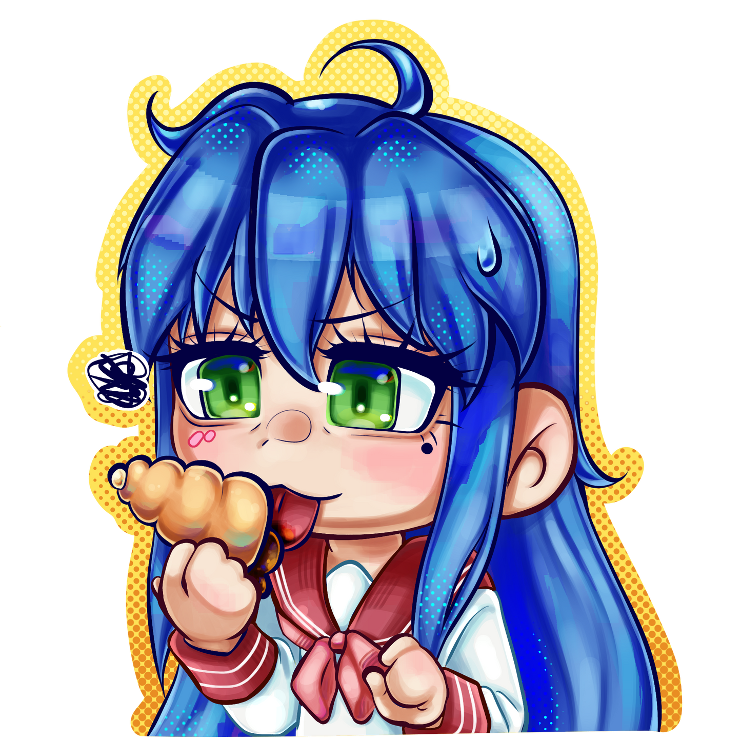 Konata Choco Pin