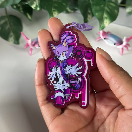 Blaze die Katze Schlüsselanhänger