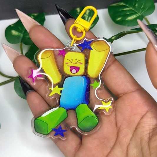 Glücklicher Noob-Schlüsselanhänger